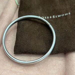White Gold Bangle